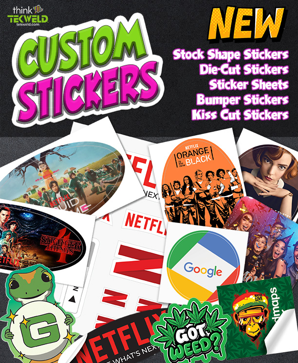 Full Color Custom Stickers! *New Item*
